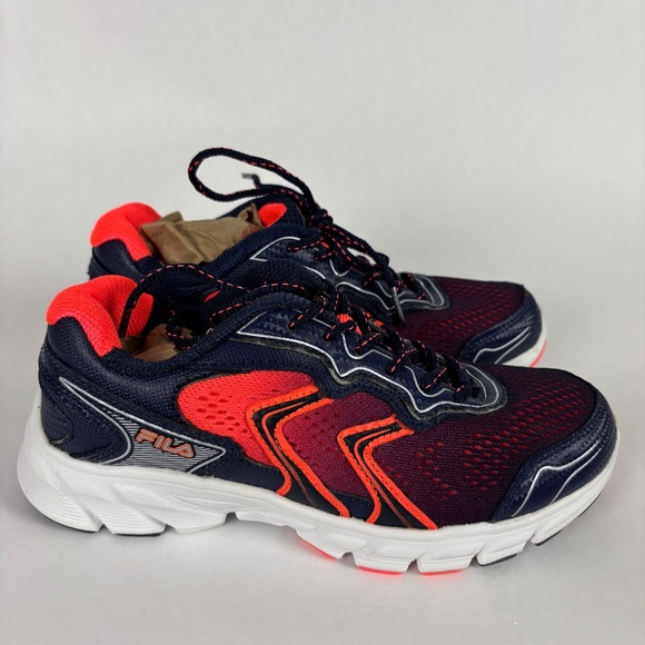 Fila Stellaray Blue/Orange Low Top Size 6.5 Running Shoes - Picture 1 of 9